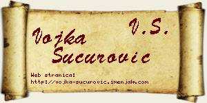 Vojka Šućurović vizit kartica
